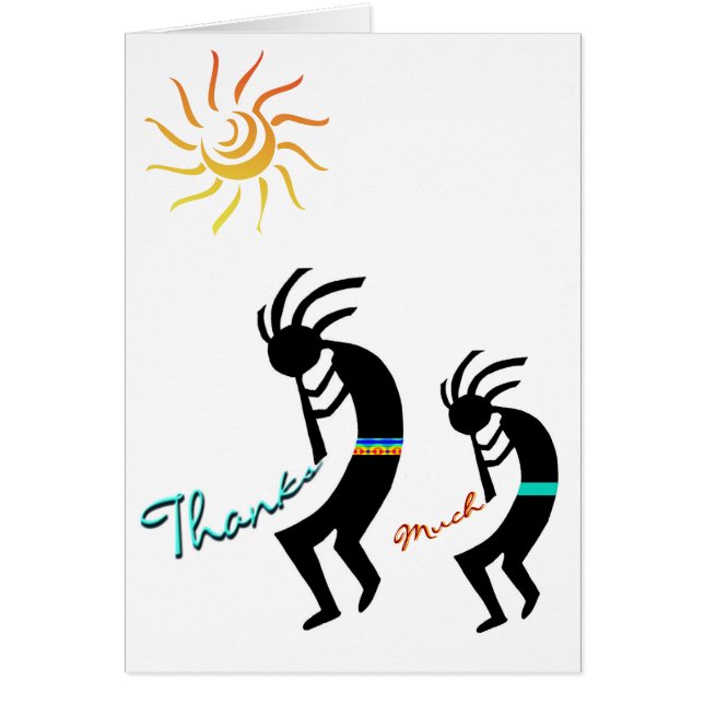 Kokopelli, Native American Flute Players (Front)
