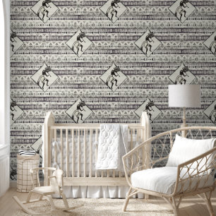 Kokopelli - Native American Seamless Pattern 1 Wallpaper