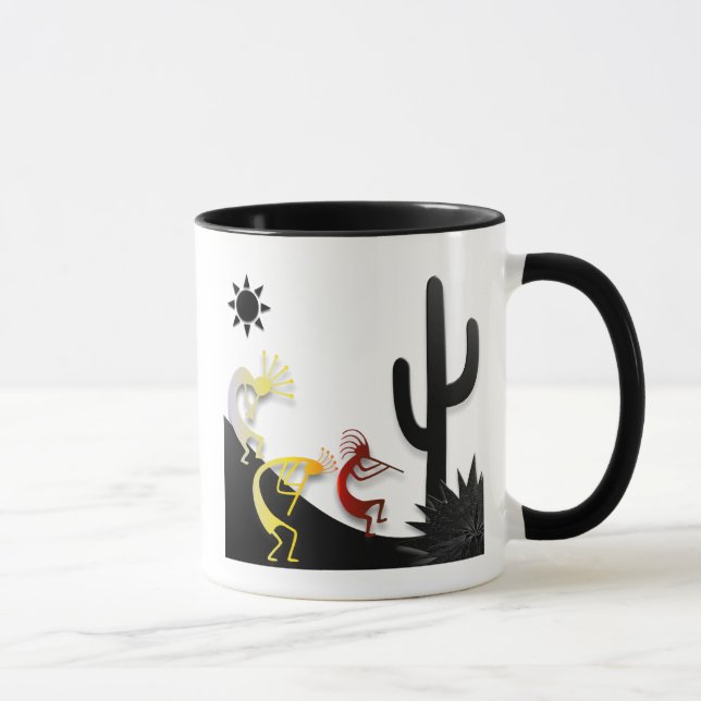 Kokopelli on the road mug (Right)