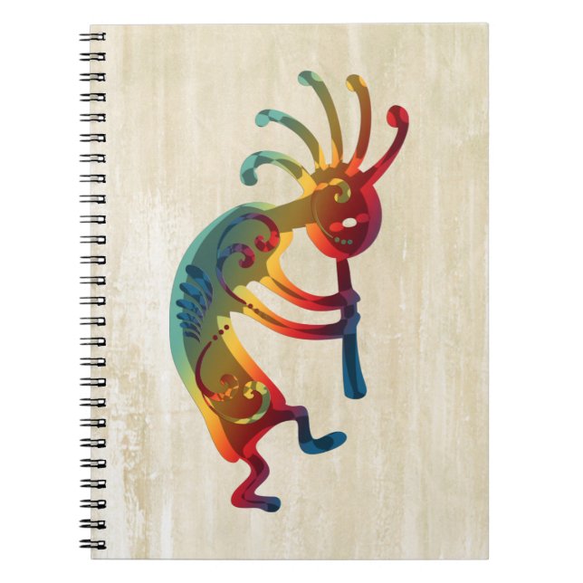 KOKOPELLI ornaments + your ideas Notebook (Front)
