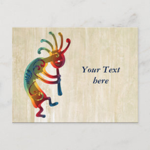 KOKOPELLI ornaments + your ideas Postcard