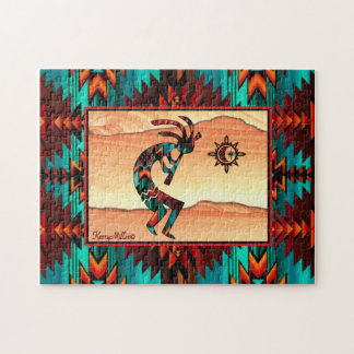 KOKOPELLI PLAYING THE FLUTE JIGSAW PUZZLE
