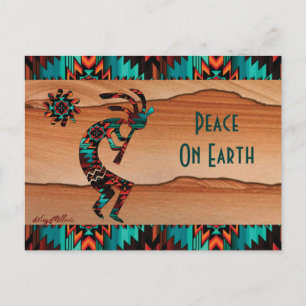 KOKOPELLI PLAYING THE FLUTE POSTCARD