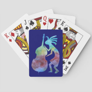Kokopelli Plays Bass Playing Cards