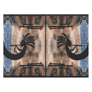 Kokopelli Southwest Desert Mosaic  52 x 70 Tablecloth