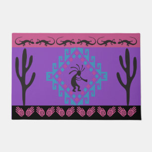 Kokopelli Southwest Doormat