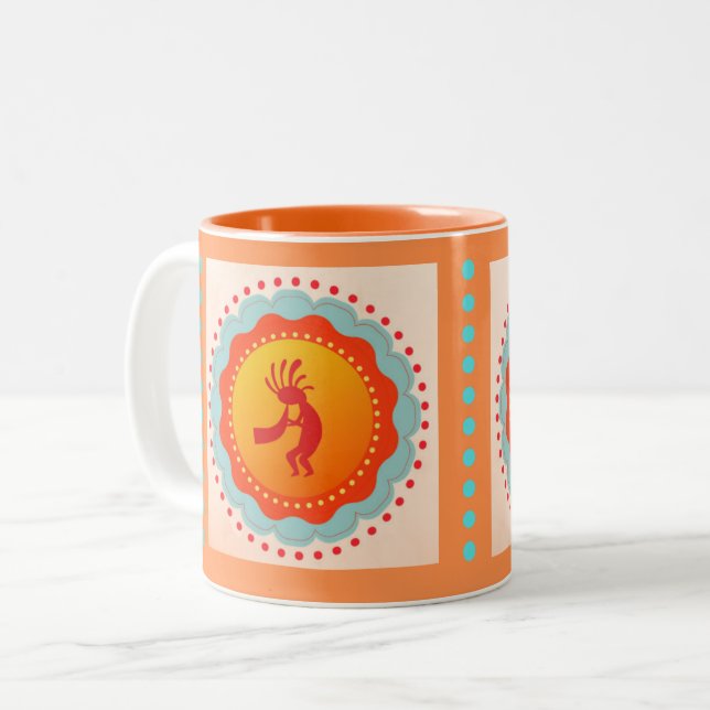 Kokopelli Southwest Inspired Mug (Front Left)