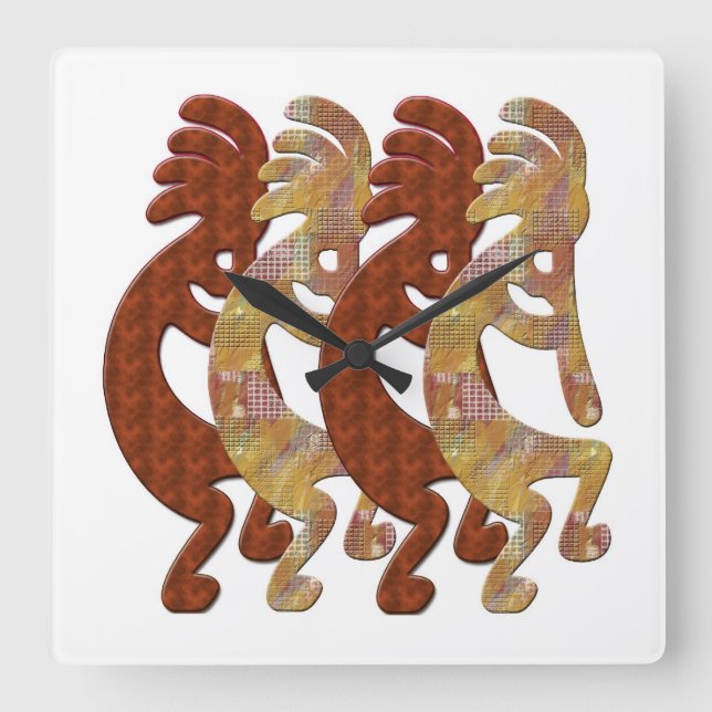 Kokopelli Southwestern Clock (Front)