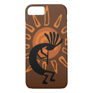Kokopelli Sun Rustic Brown iPhone 8/7 Case