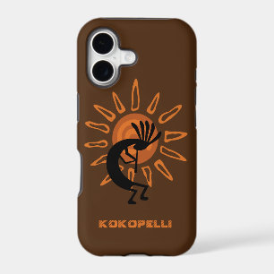 Kokopelli Sun Southwest Rustic Brown