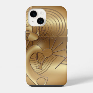 Kokopelli Swirls, Mesa and Cactus iPhone 14 Case