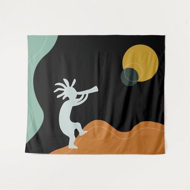Kokopelli Tapestry (Front (Horizontal))