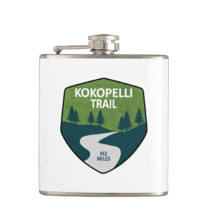 Kokopelli Trail Hip Flask