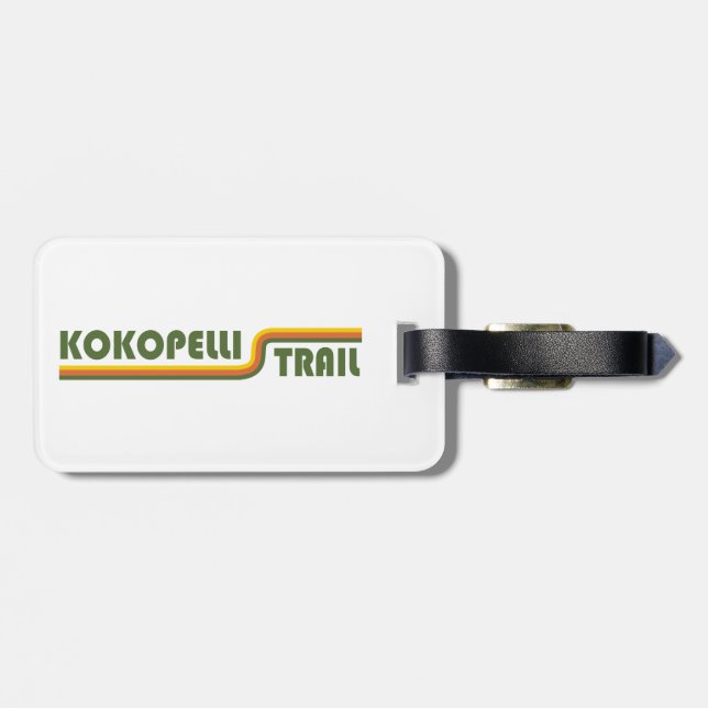 Kokopelli Trail Luggage Tag (Back Horizontal)