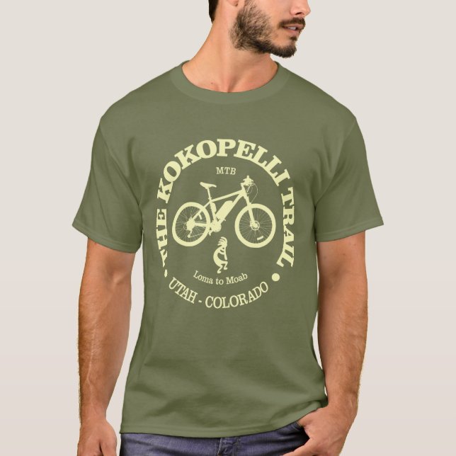 Kokopelli Trail (MTB) T-Shirt (Front)