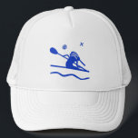 Kokopelli Whimsical Kayak Cap<br><div class="desc">The Hopi symbol of legend,  the trickster Kokopelli,  paddling a kayak!</div>