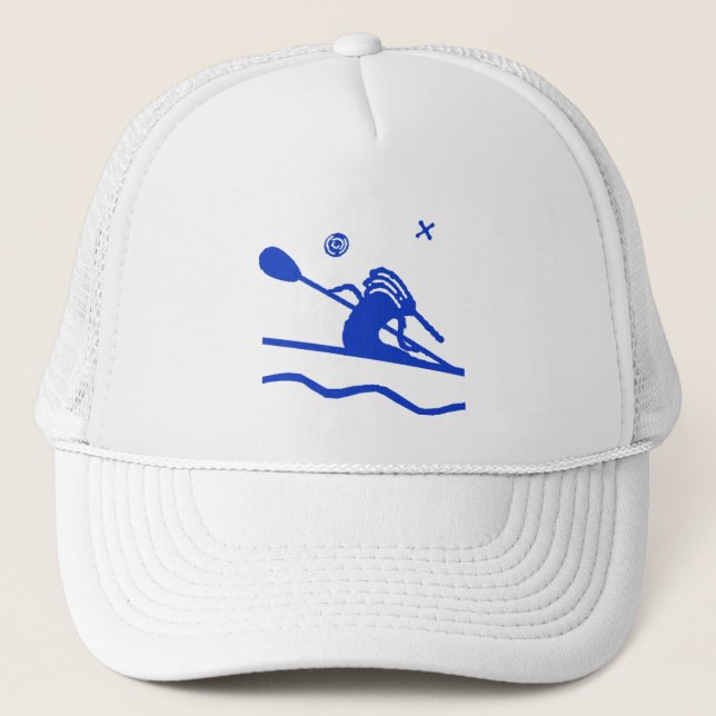 Kokopelli Whimsical Kayak Cap (Front)