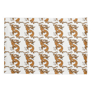 Kokopelli With Musical Notes Facing Left Pillowcase