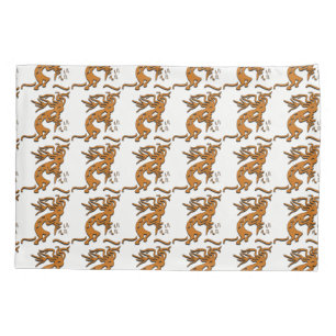 Kokopelli With Musical Notes Facing Right Pillowcase