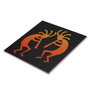 Kokpelli Southwest Design Tile