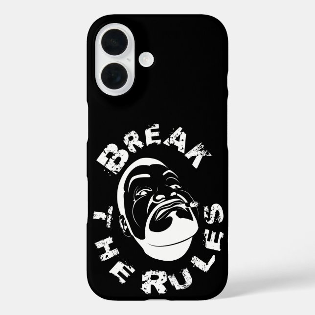 Koksmann Break the Rules... Case-Mate iPhone Case (Back)