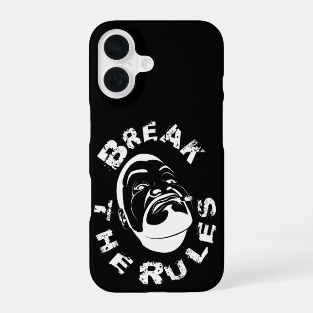 Koksmann Break the Rules... iPhone 16 Case (Back)