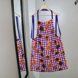 Kolaches on Czech Checks apron