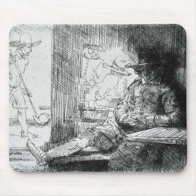 Kolf game, 1654 mouse pad (Front)