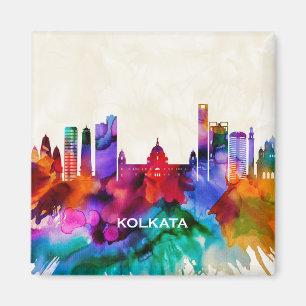 Kolkata Skyline Magnet