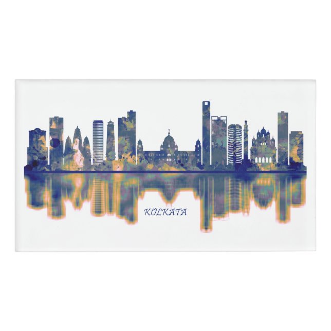 Kolkata Skyline Name Tag (Front)