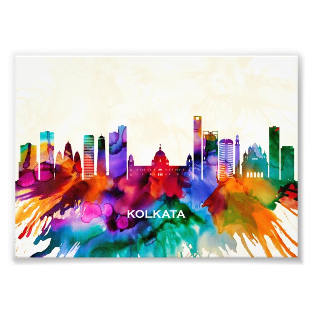 Kolkata Skyline Photo Print (Front)