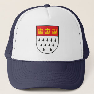 Koln city flag germany symbol Cologne Köln Trucker Hat