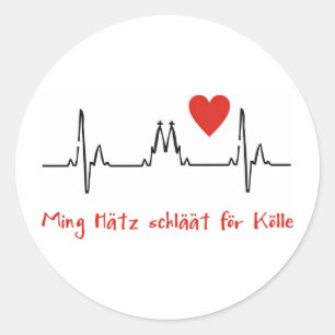 Köln Classic Round Sticker