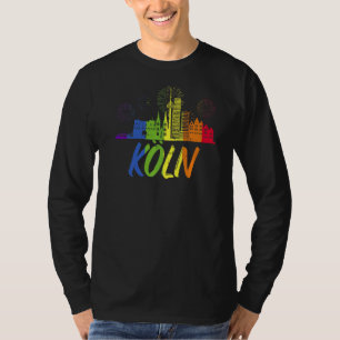 Köln Pride Skyline Pride Parade Köln T-Shirt