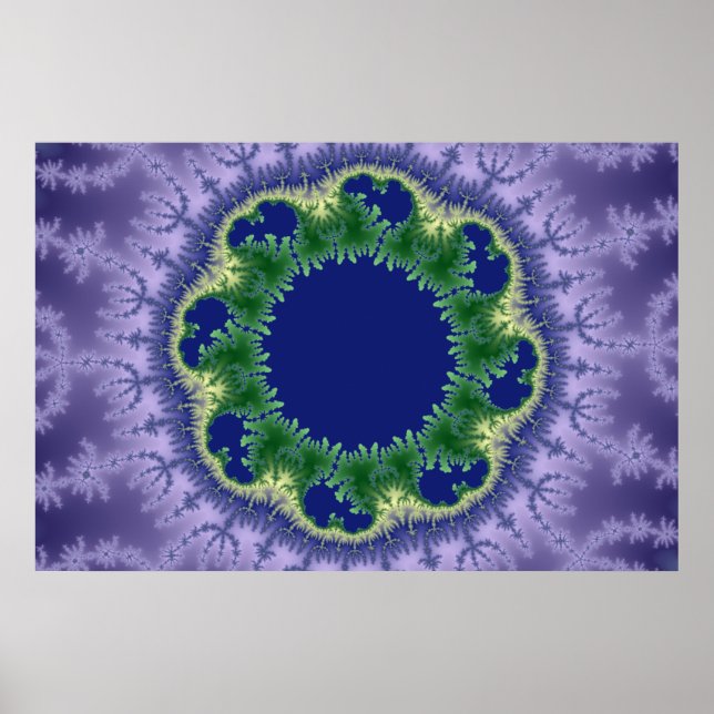 Kolo fractal art poster (Front)