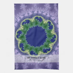Kolo fractal art tea towel