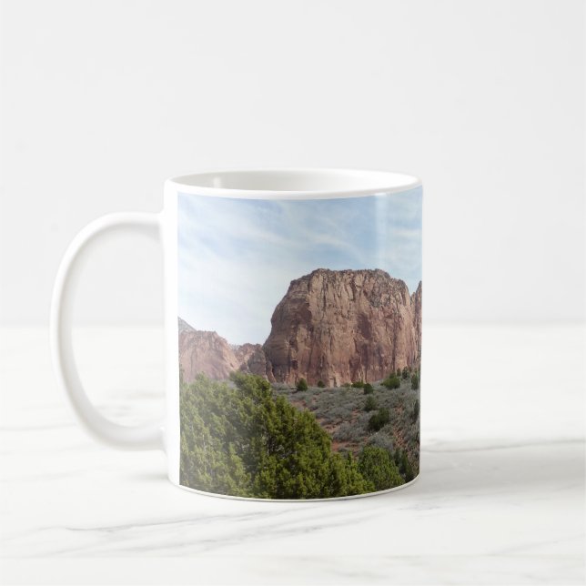 Kolob Canyons at Zion National Park Coffee Mug (Left)