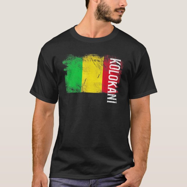Kolokani Mali Flag For Malians Men Women Kids T-Shirt (Front)