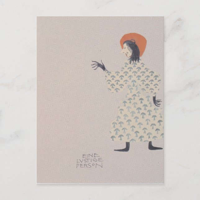 Koloman Moser-Picture book for the niece of Ditha Postcard (Front)