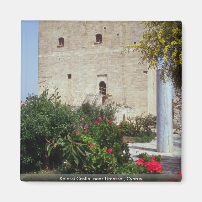 Kolossi Castle, near Limassol, Cyprus Magnet (Front)