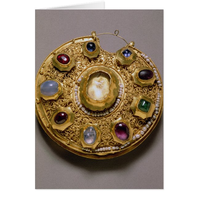 Kolt medallion, gold set with pearls and (Front)