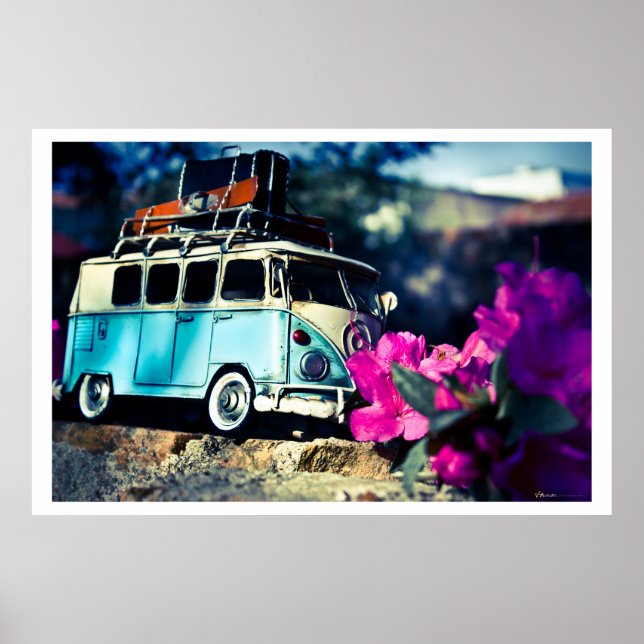 Kombi azul poster (Front)