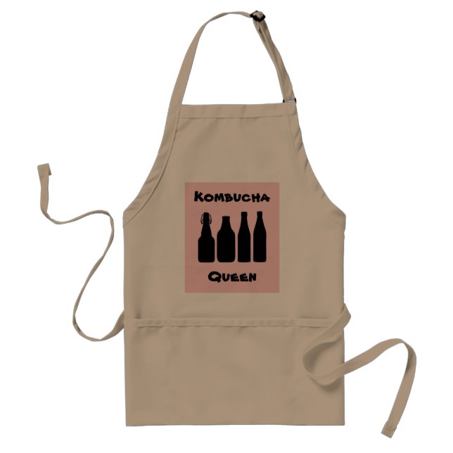 Kombucha Queen Apron w/ Personalised Photo & Text (Front)