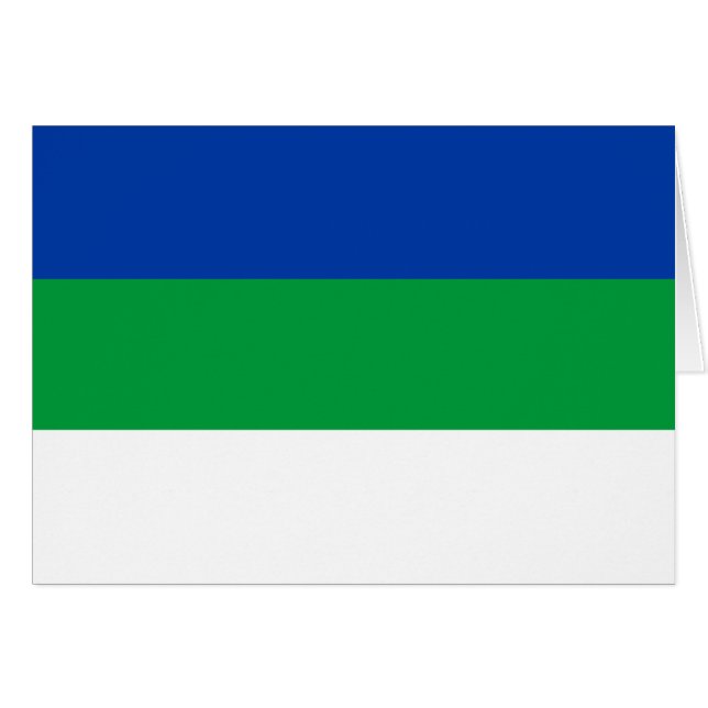Komi Republic Flag (Front Horizontal)