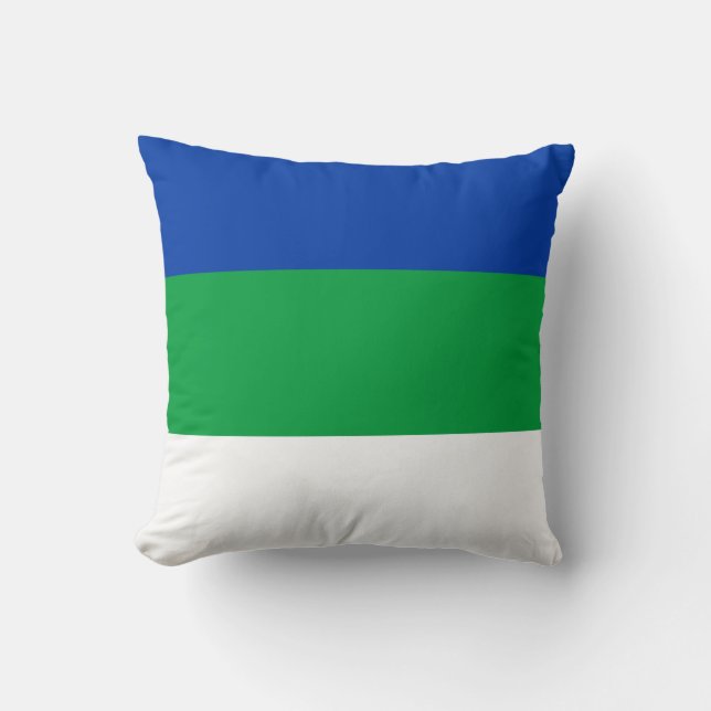 Komi Republic Flag Cushion (Front)