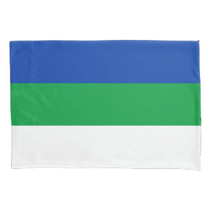 Komi Republic Flag Pillowcase