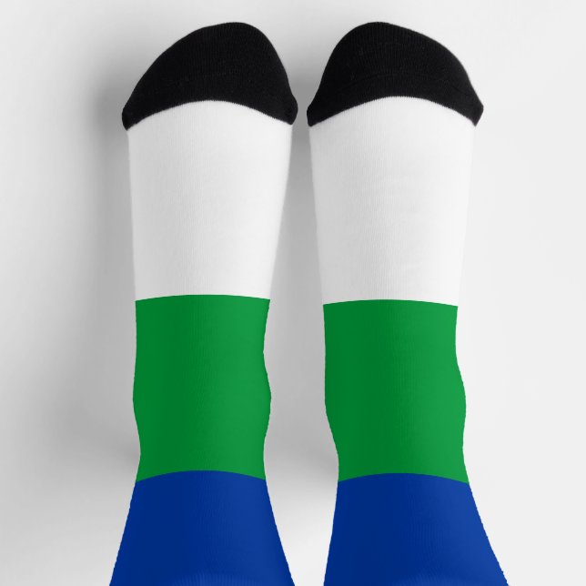 Komi Republic Flag Socks (Top)