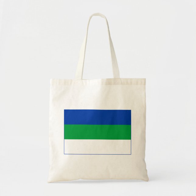 Komi Republic Flag Tote Bag (Front)