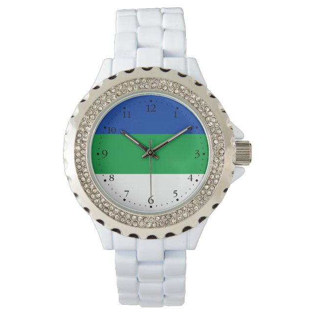 Komi Republic Flag Watch (Front)