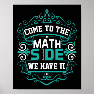 Komm Zum Maths Side Wir Haben Pi - Pi Day Poster